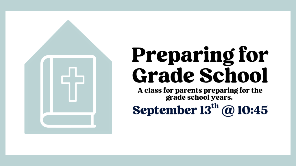 Preparing for Grade School Event Cover